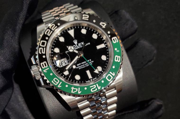 勞力士鋼殼GMT-Master II百事圈10月底行情小漲、藍黑圈起起伏伏、綠黑圈價格持續跌-復刻表
