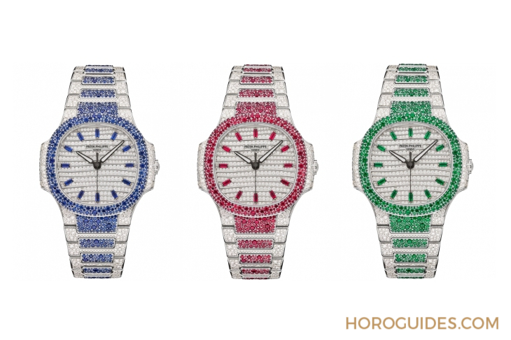 Ladies First！百達翡麗最新Aquanaut Luce「彩虹」三問表與Nautilus織紋復合表帶-復刻表