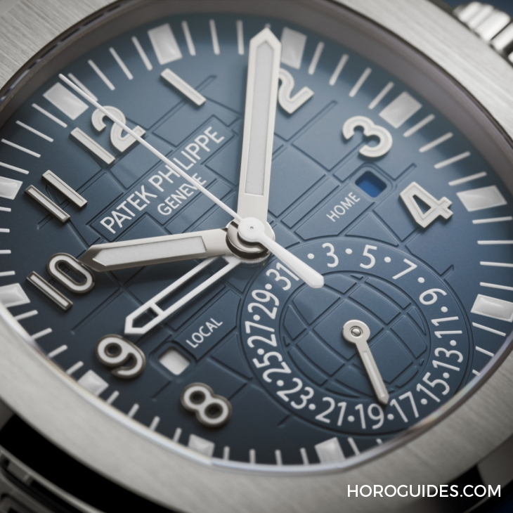 乳光藍灰面活力風，復雜功能運動表齊換色｜PP百達翡麗Nautilus、Aquanaut新款-復刻表