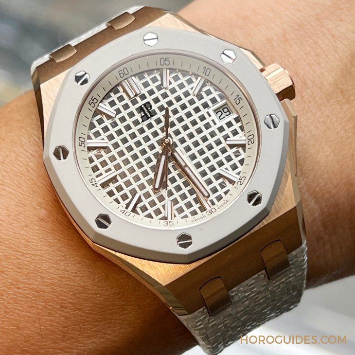 AUDEMARS PIGUET - ROYAL OAK OFFSHORE - 77605OK. OO. A101CA.01 - 捕捉夏日氛圍，愛彼Royal Oak Offshore自動表及自動上鏈計時碼表三款新作亮相